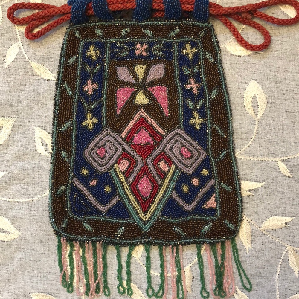 Vintage Roaring 20’s Beaded Purse circa 1920’s